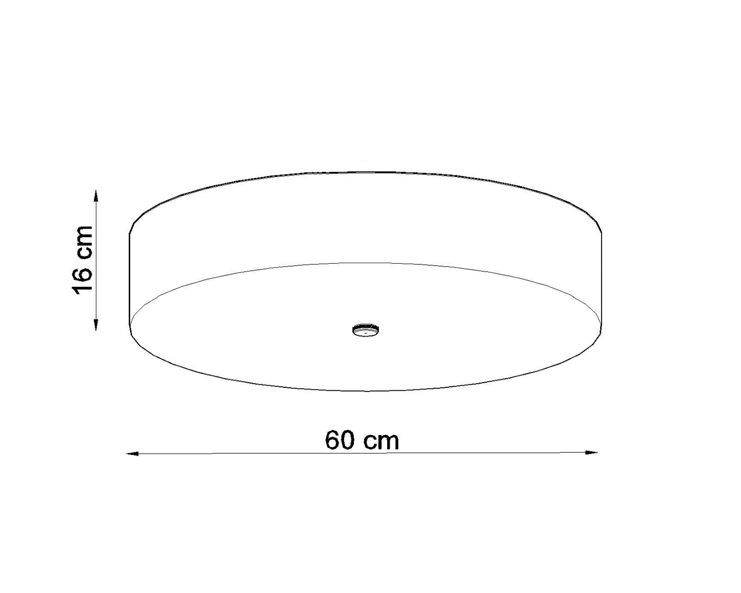Ceiling Lamp SKALA 60 black