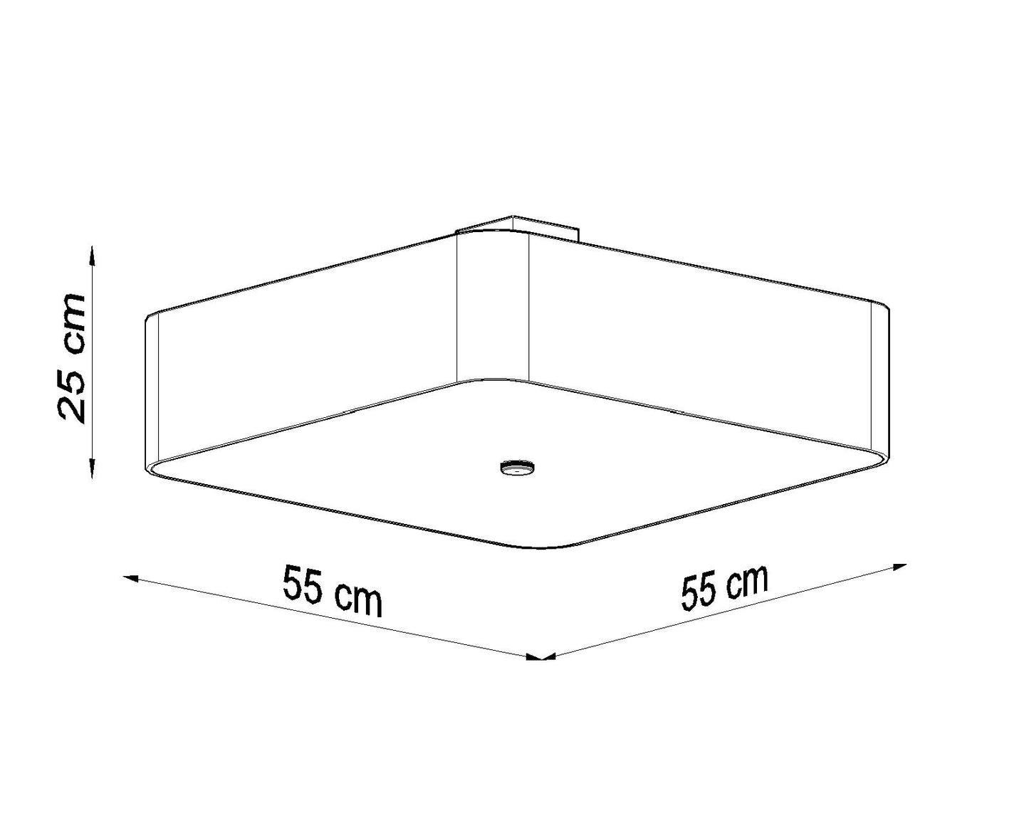 Ceiling Lamp LOKKO 55 white