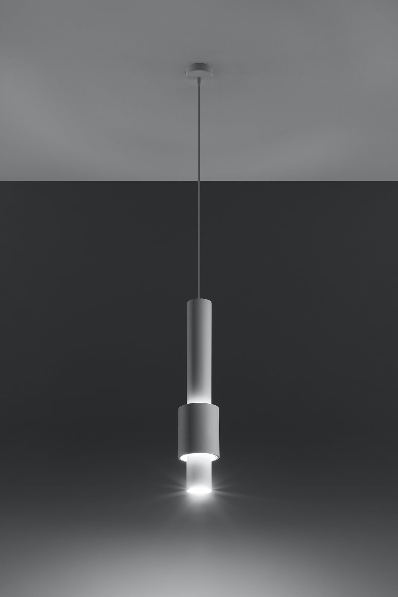 Pendant lamp SHIZAR white