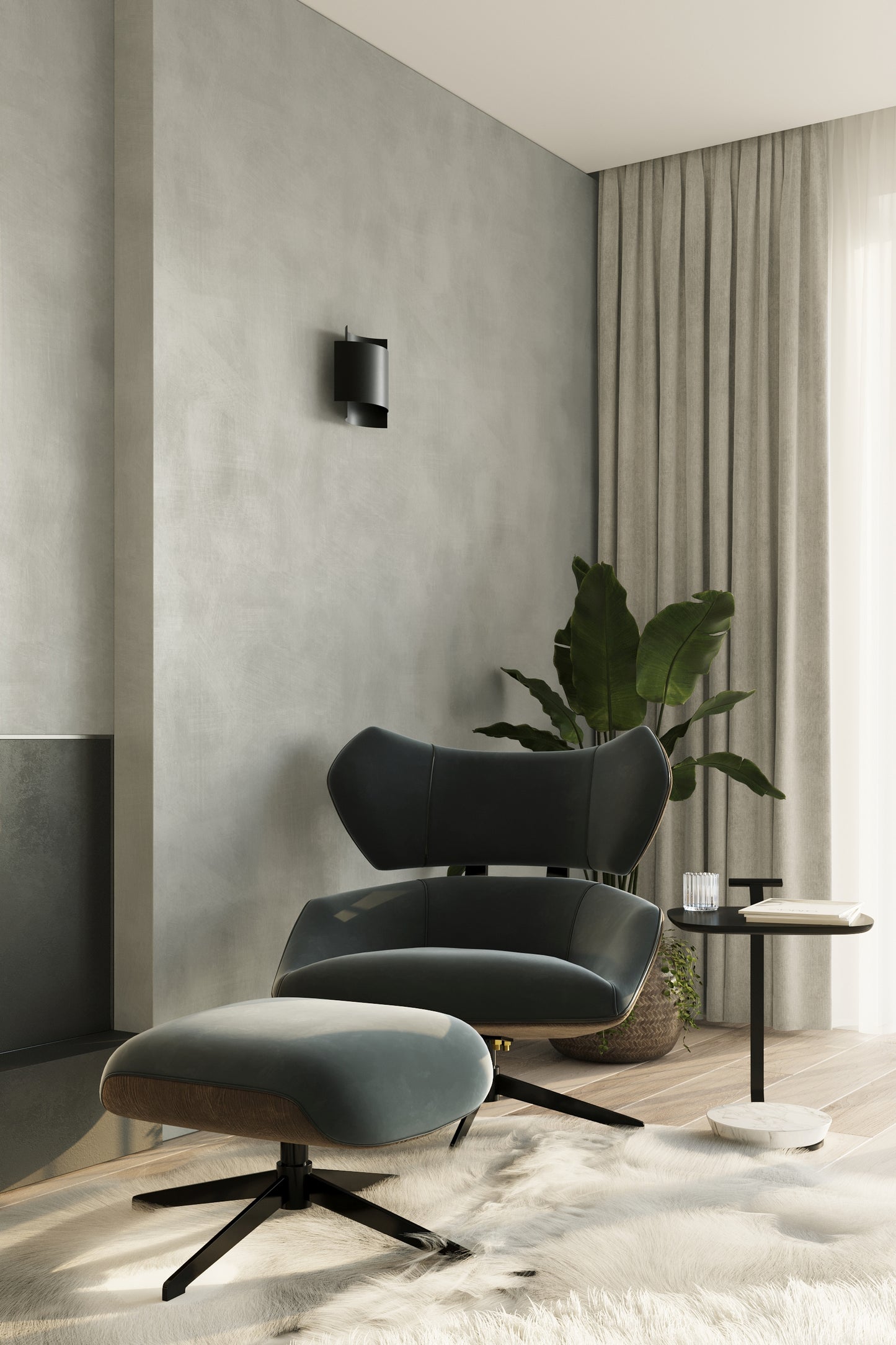 Wall lamp IMPACT black