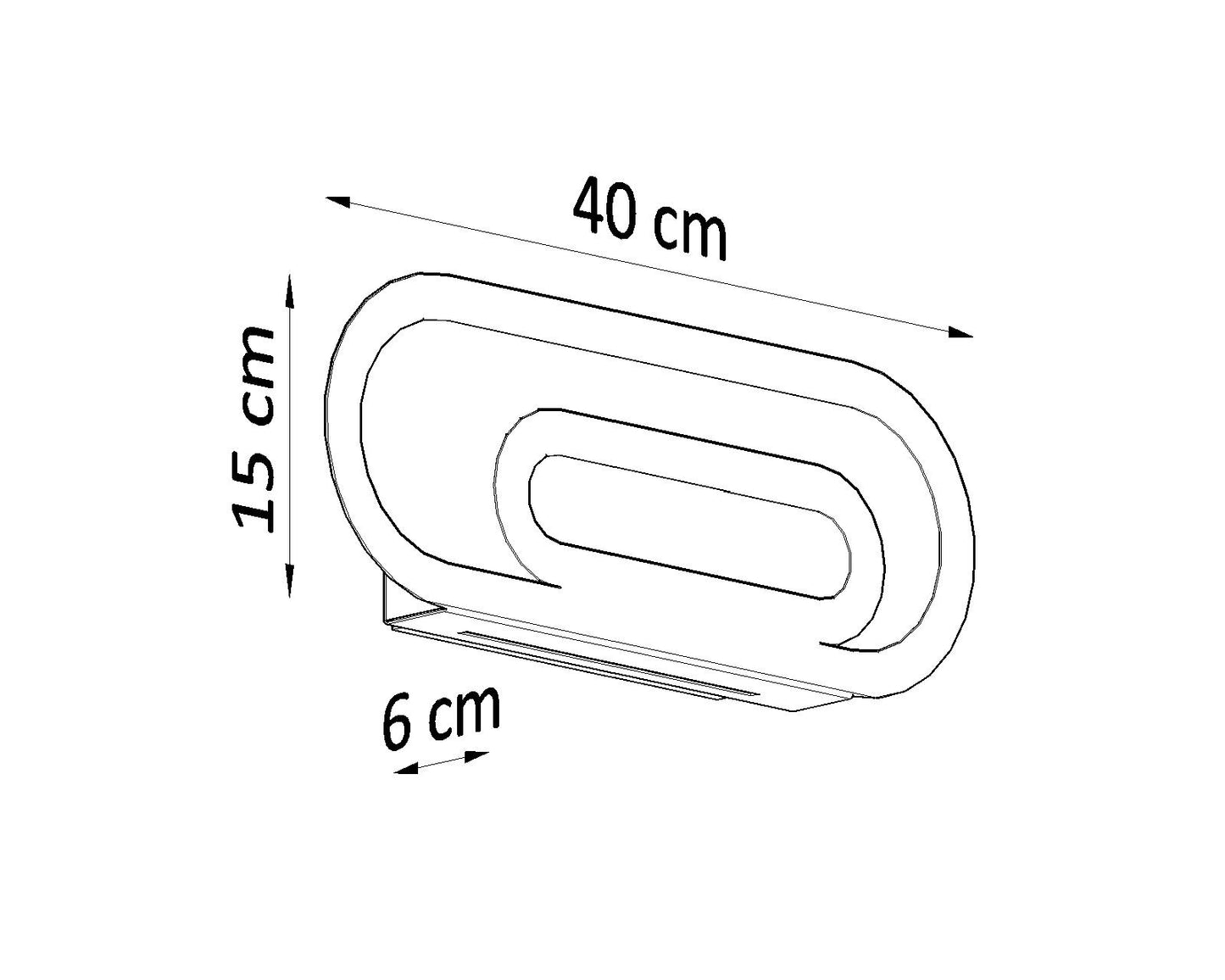 Wall lamp SACCON white