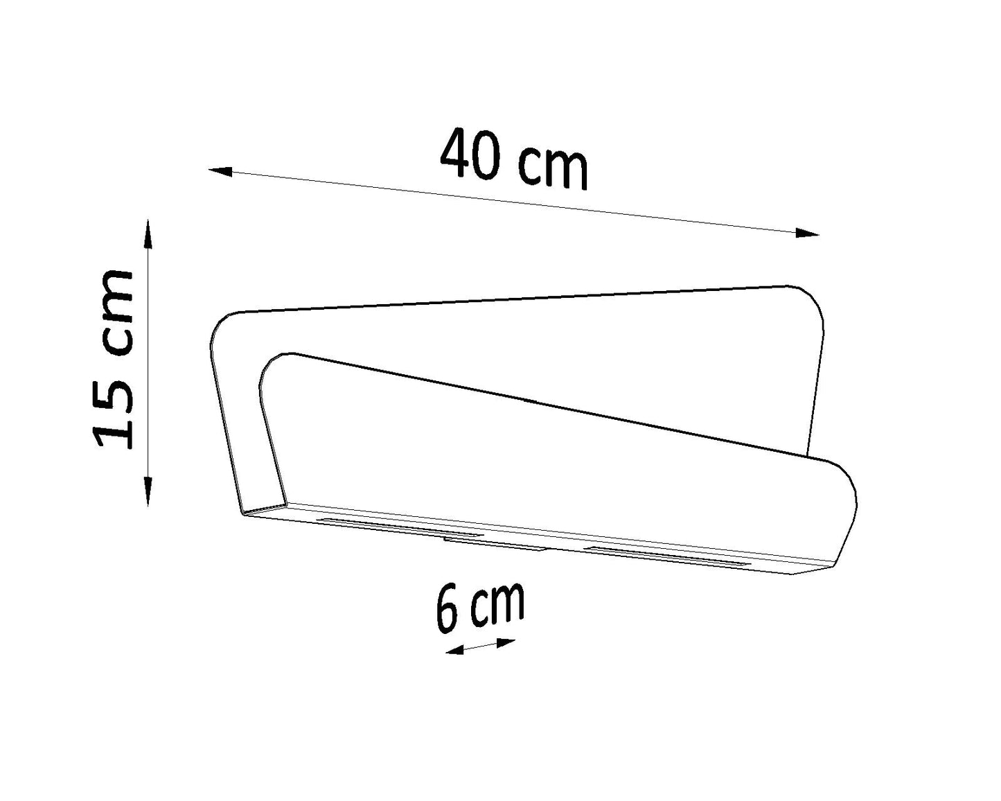 Wall lamp BASCIA white