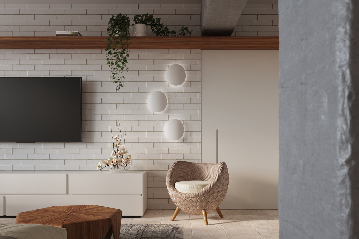 Wall lamp SENSES white