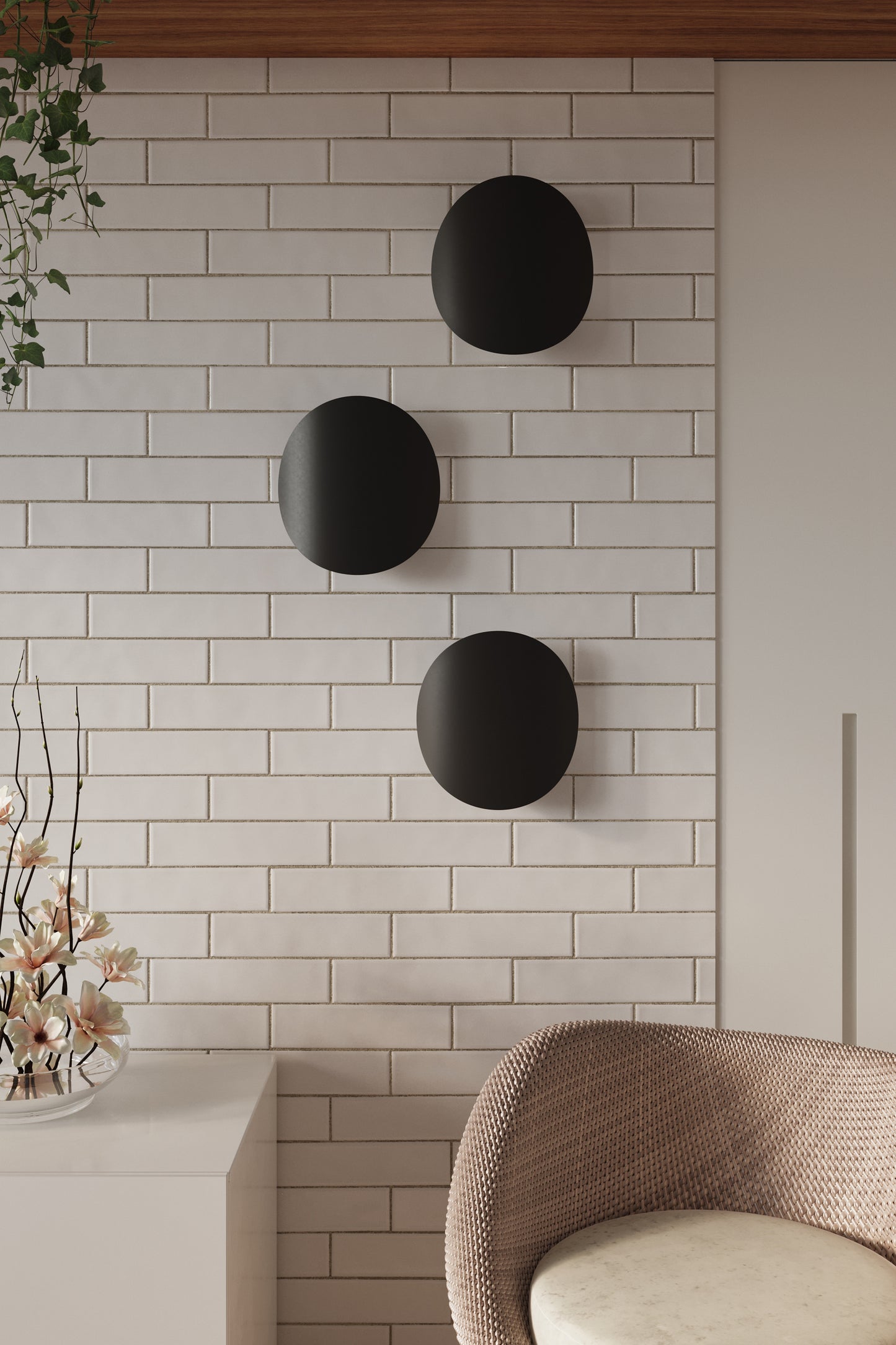 Wall lamp SENSES black