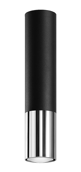 Ceiling lamp LOOPEZ black/chrome