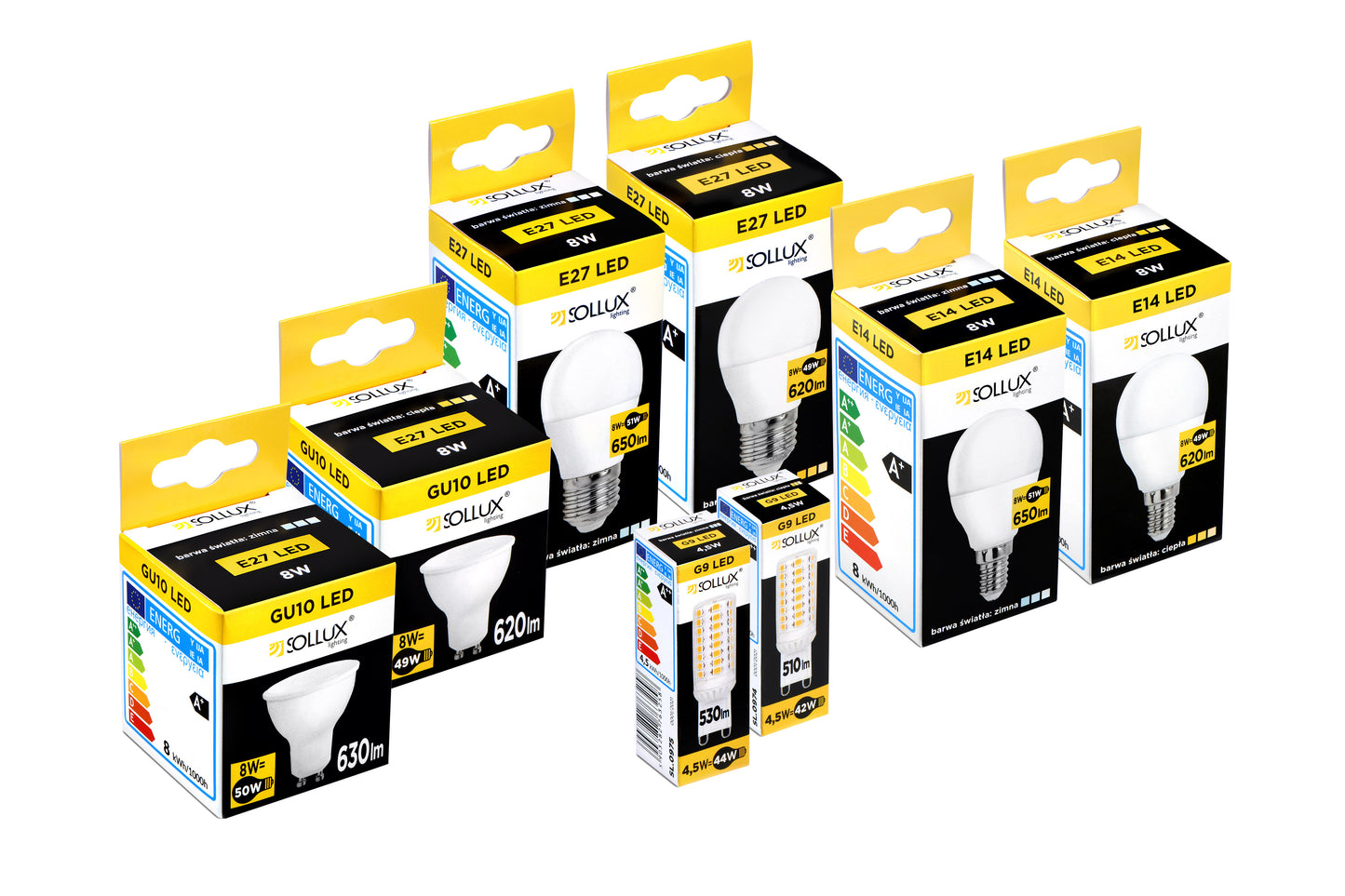 LED bulb GU10 3000K 8W 620lm