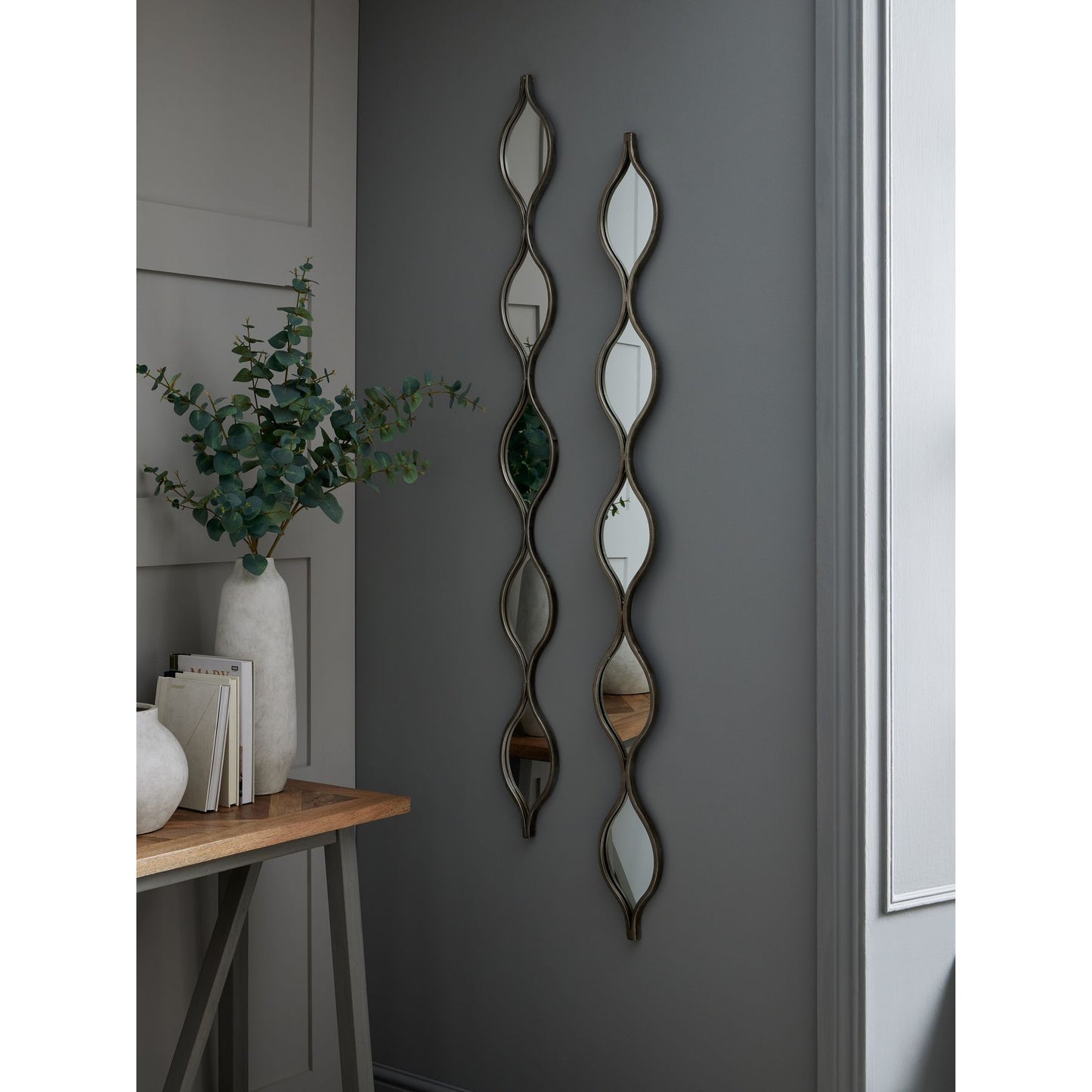 Decorative Hanging Silver Mirror