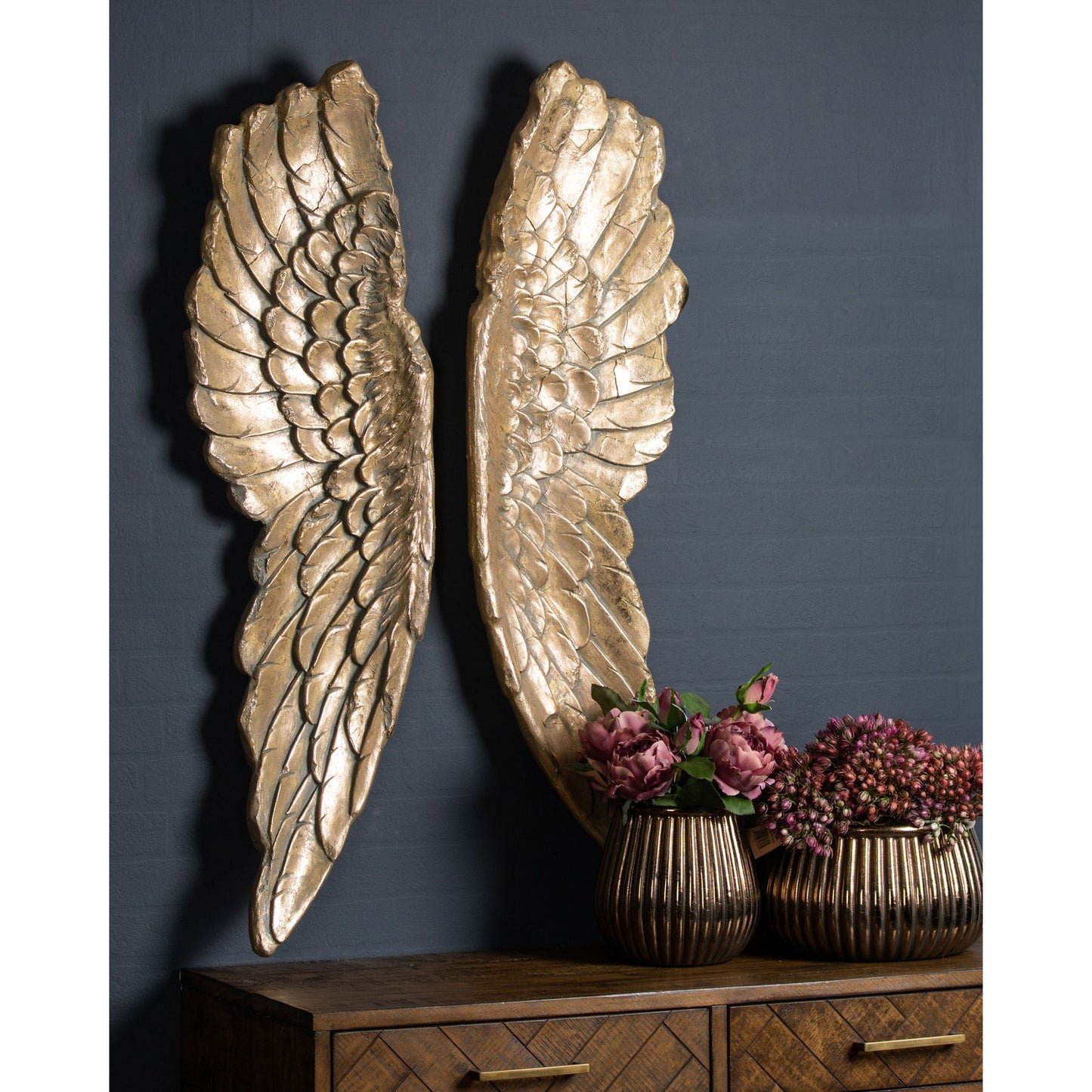 Gold Large Angel Wings