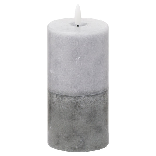 Luxe Collection Natural Glow 3x6 Stone LED Candle