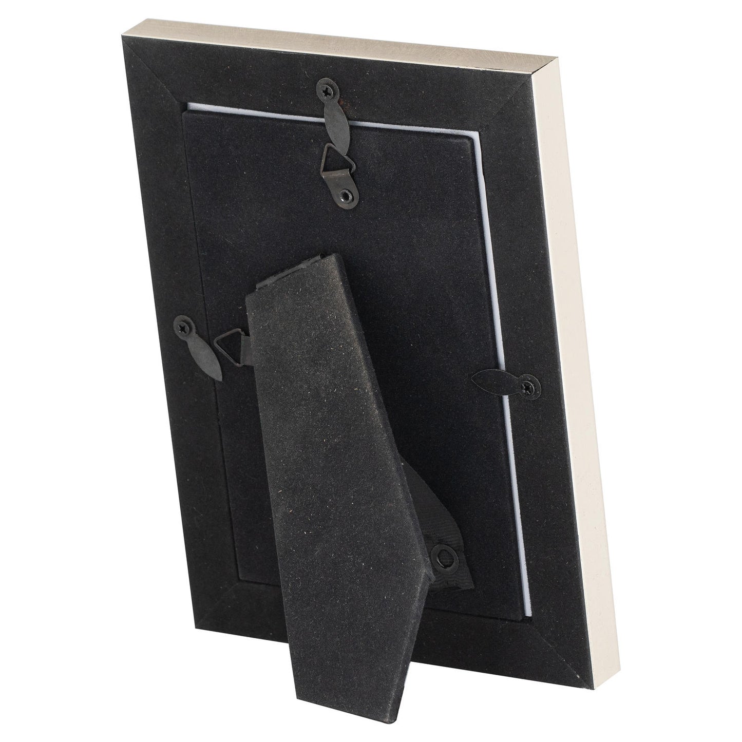 Silver Edged Navy Velvet 4X6 Photo Frame
