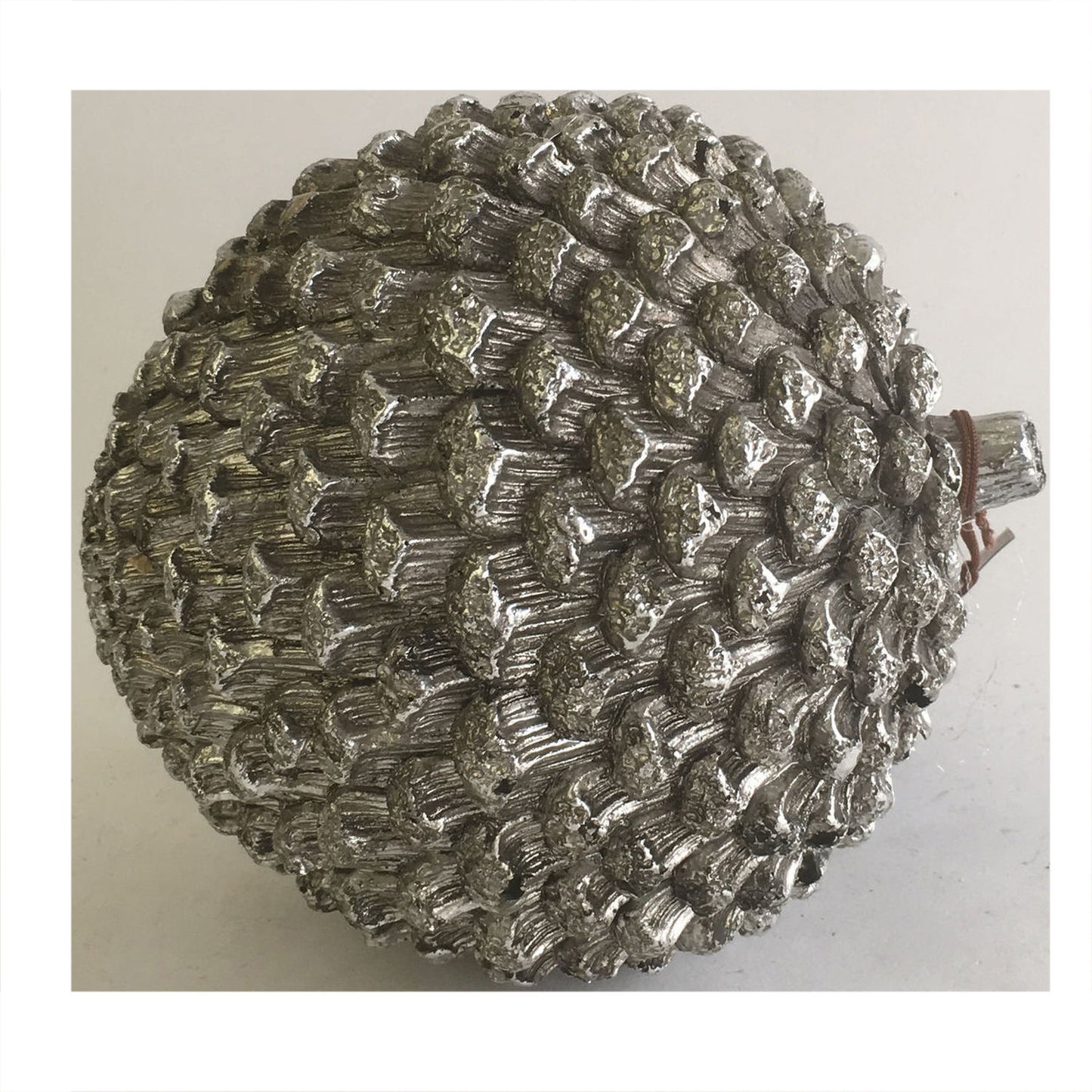 Small Silver Pinecone
