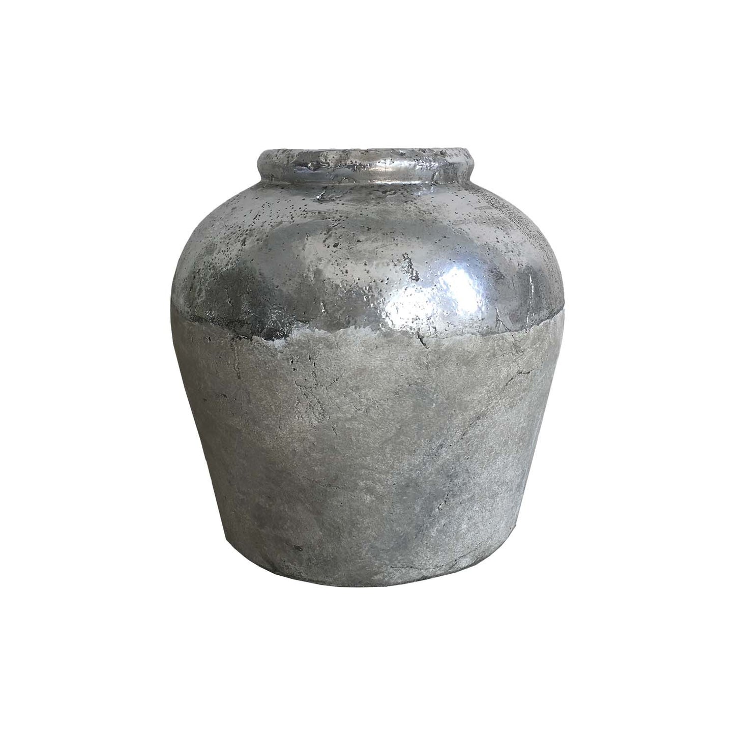 Metallic Dipped Large Juniper Vase
