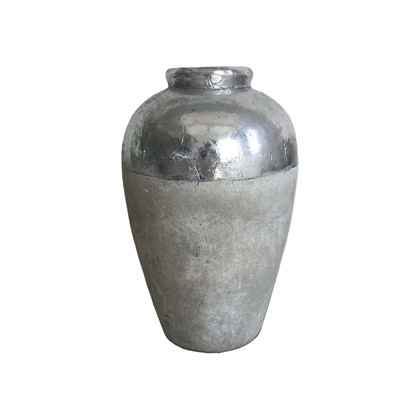 Metallic Dipped Tall Juniper Vase