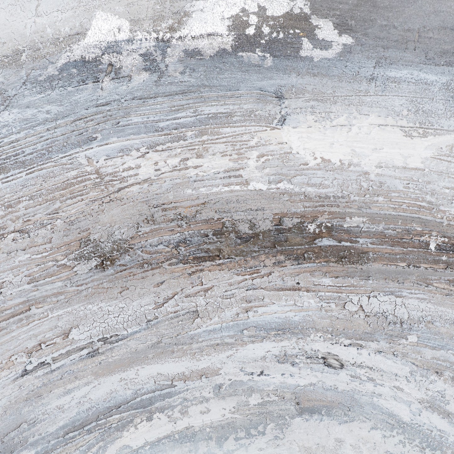 Orion Silver And Grey Hand Painted Canvas