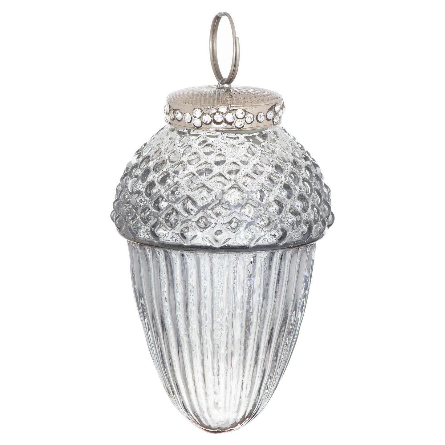 The Noel Collection Smoked Midnight large Acorn Bauble