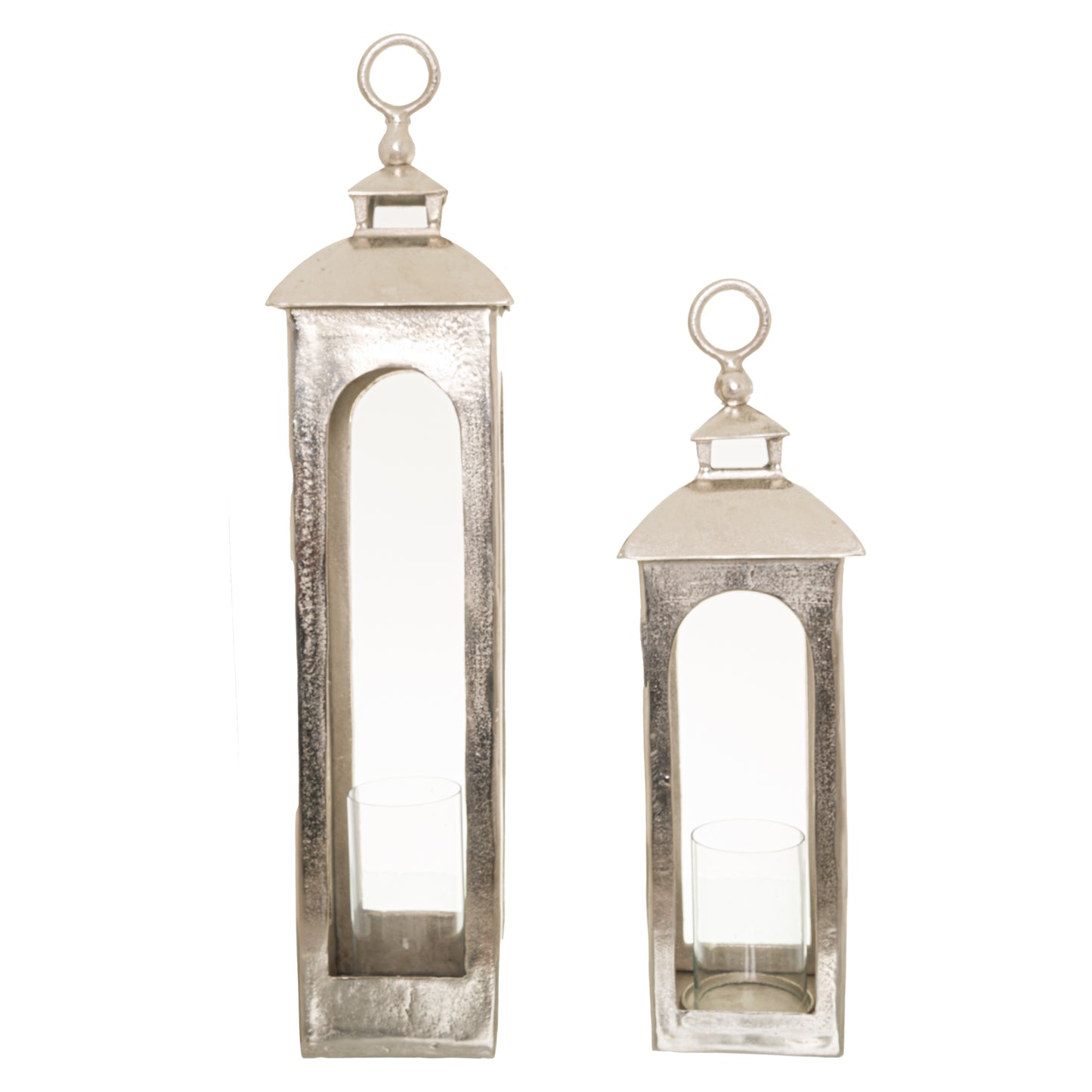Farrah Collection Cast Aluminium Tall Loop Top Lantern