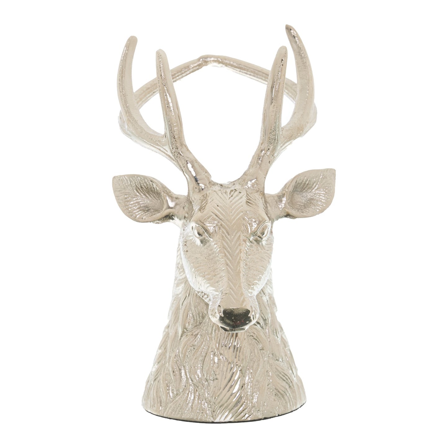 Silver Stag Wine Bottle Holder