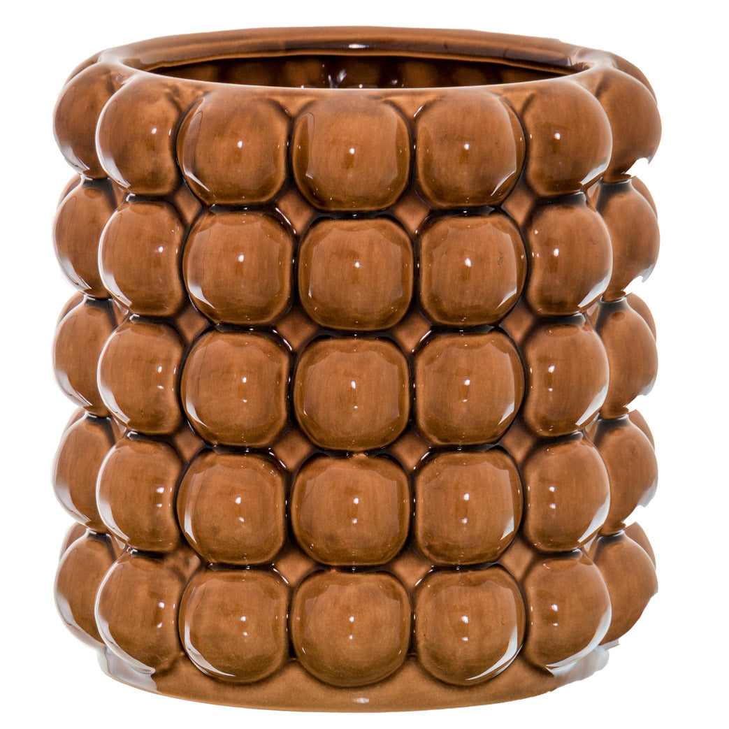Seville Collection Caramel Bubble Vase