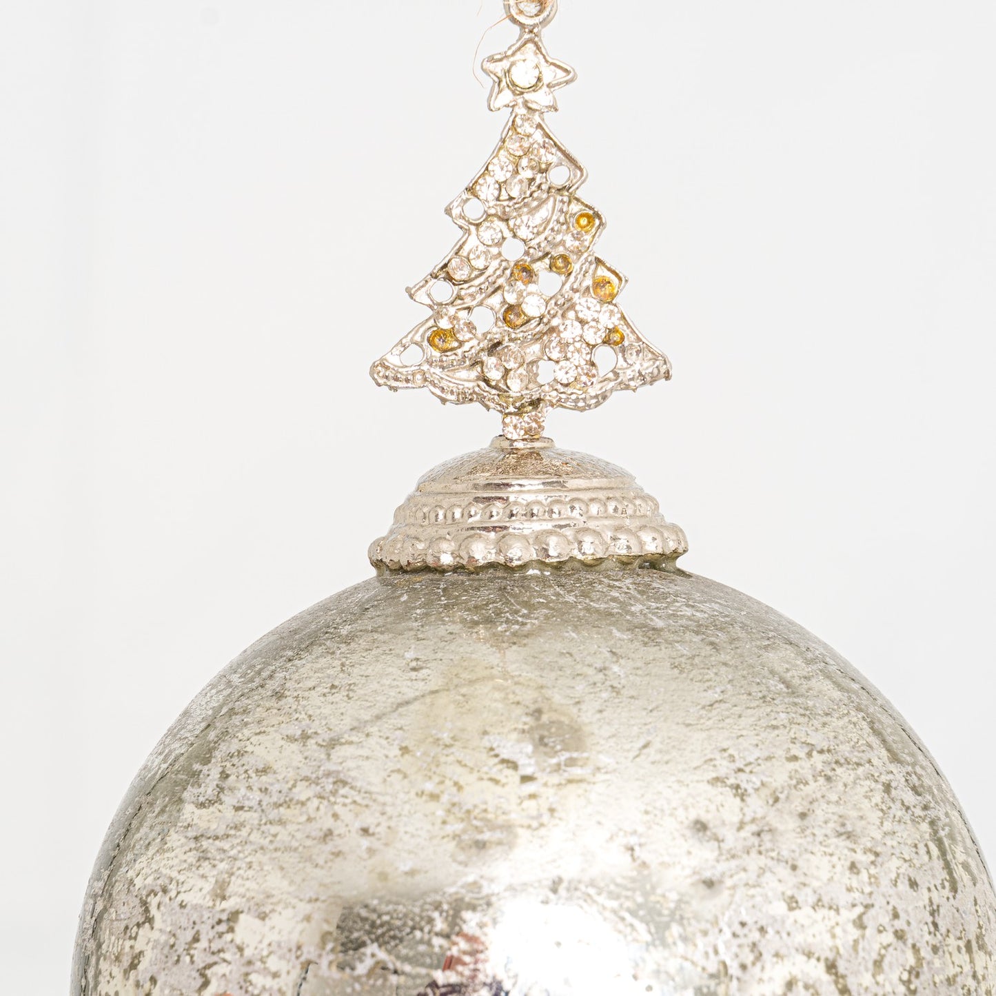 The Noel Collection Mercury Tree Top Bauble
