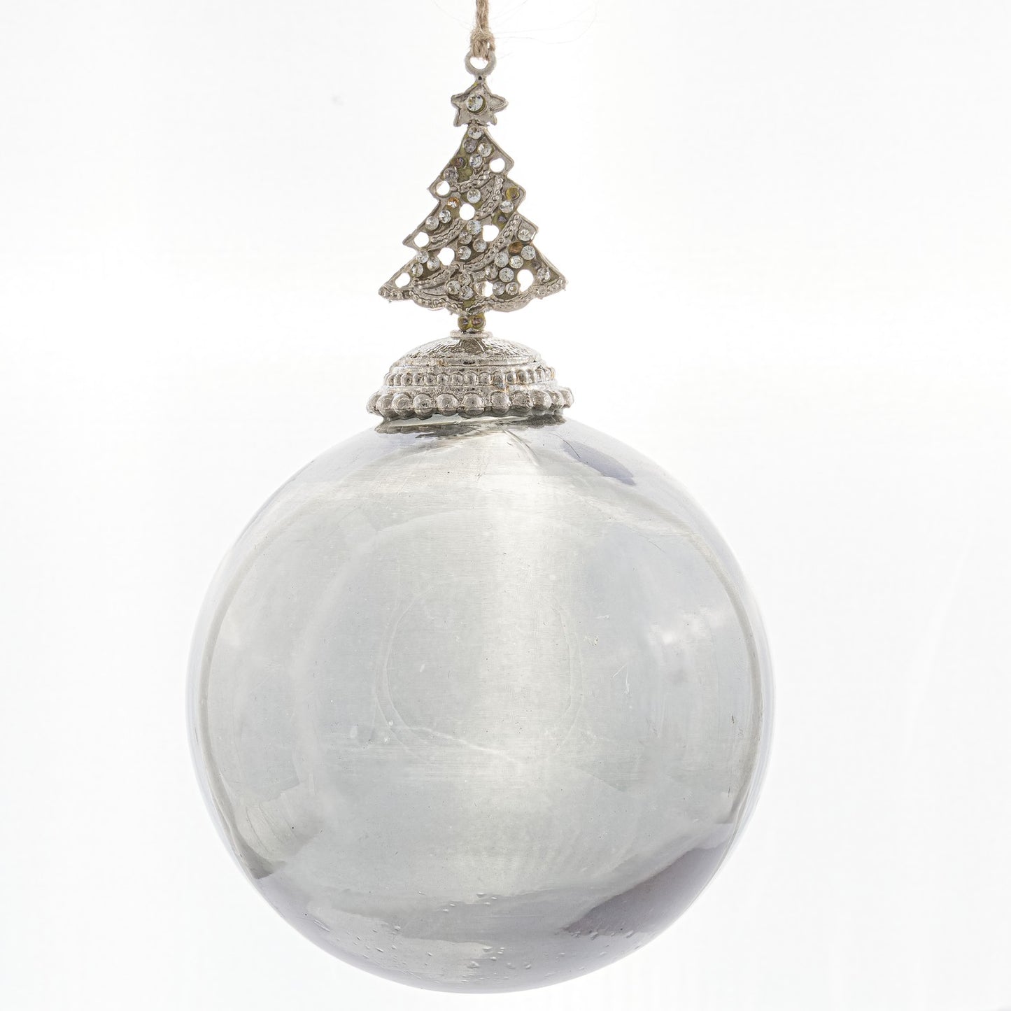The Noel Collection Smoked Midnight Tree Top Bauble