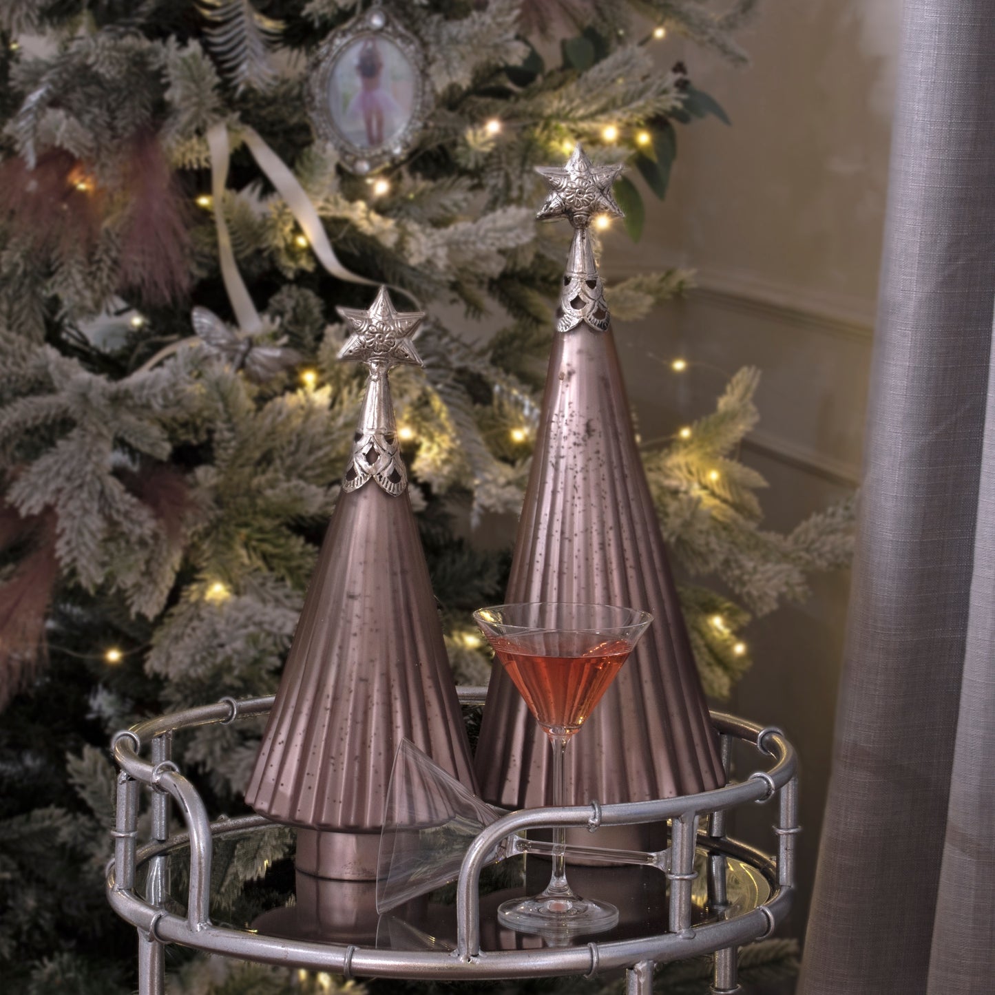 Noel Collection Venus Star Topped Decorative Tree