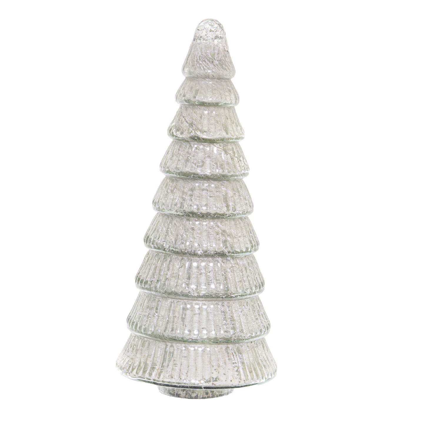 The Noel Collection Tiered Decorative Large Glass Tree