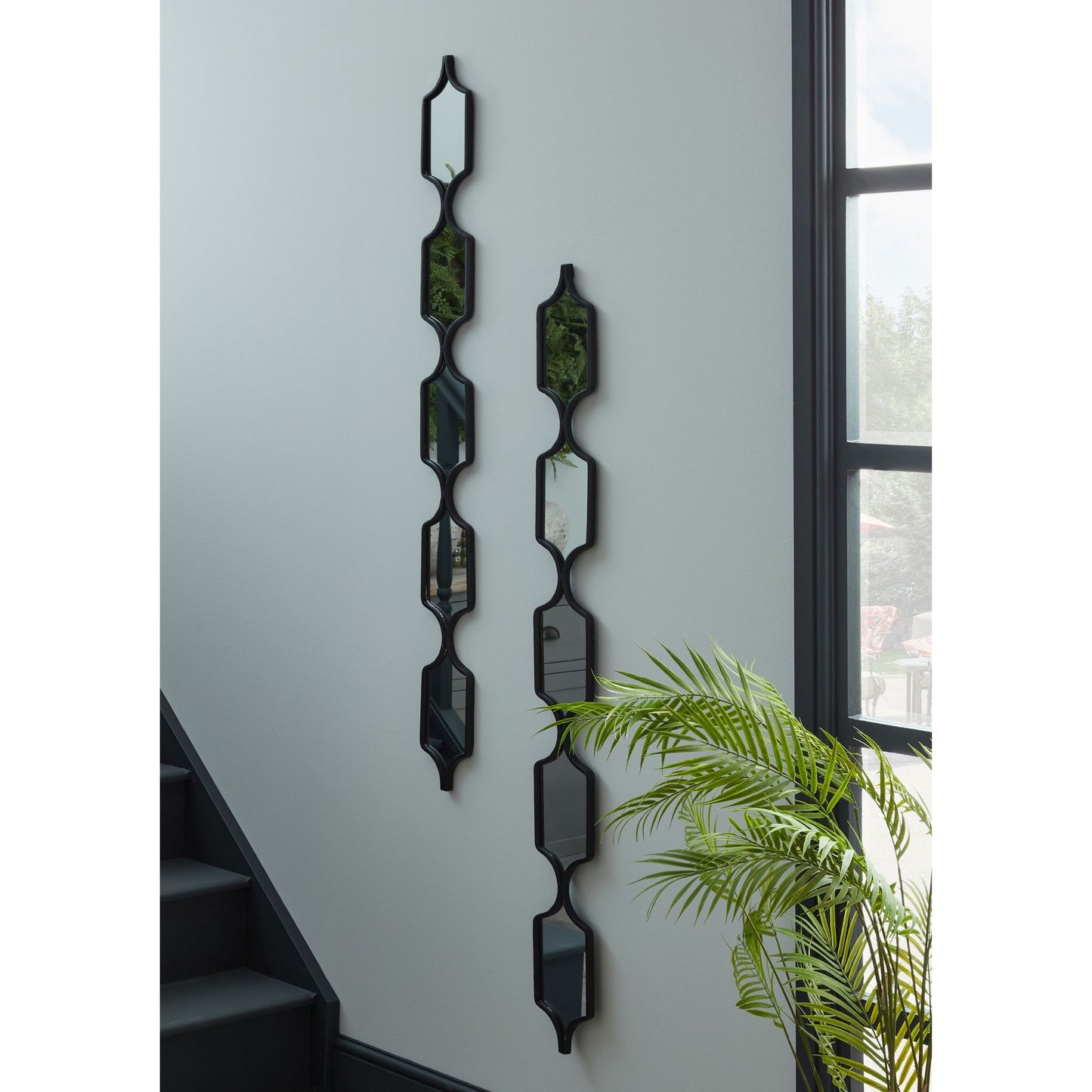 Decorative Black Hanging Mirror
