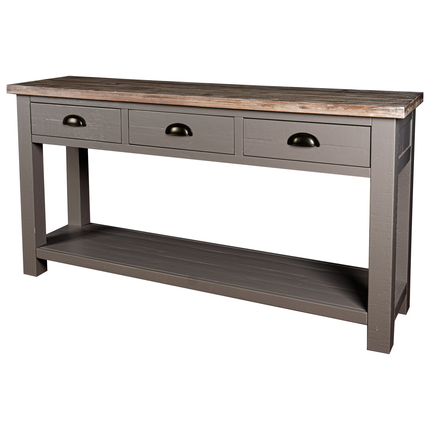 The Oxley Collection Three Drawer Console Table