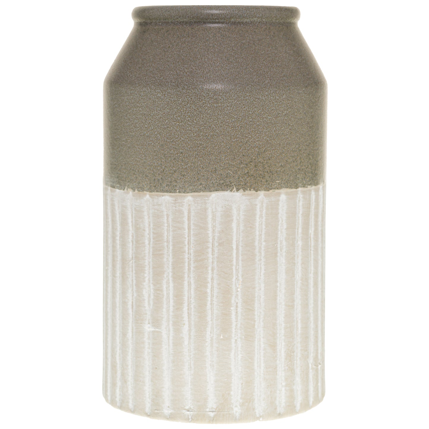 Mason Collection Grey Ceramic Olpe Vase