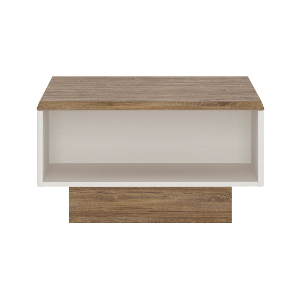 Toledo  coffee table in White and Oak