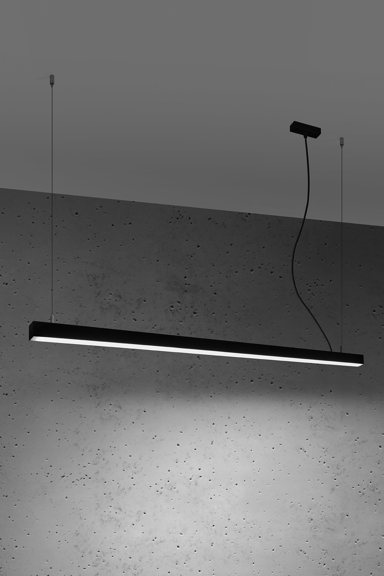 Pendant lamp PINNE 145 black