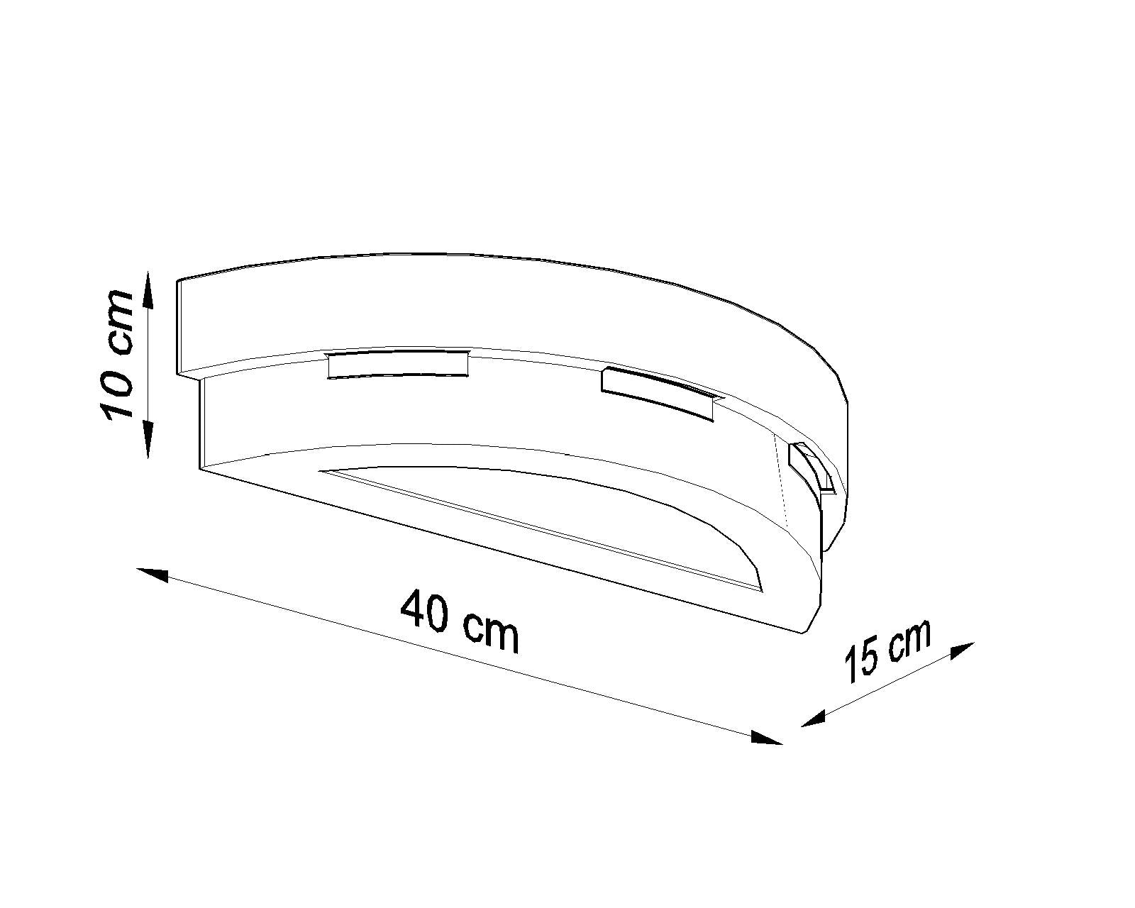 Wall lamp ceramic HELIOS