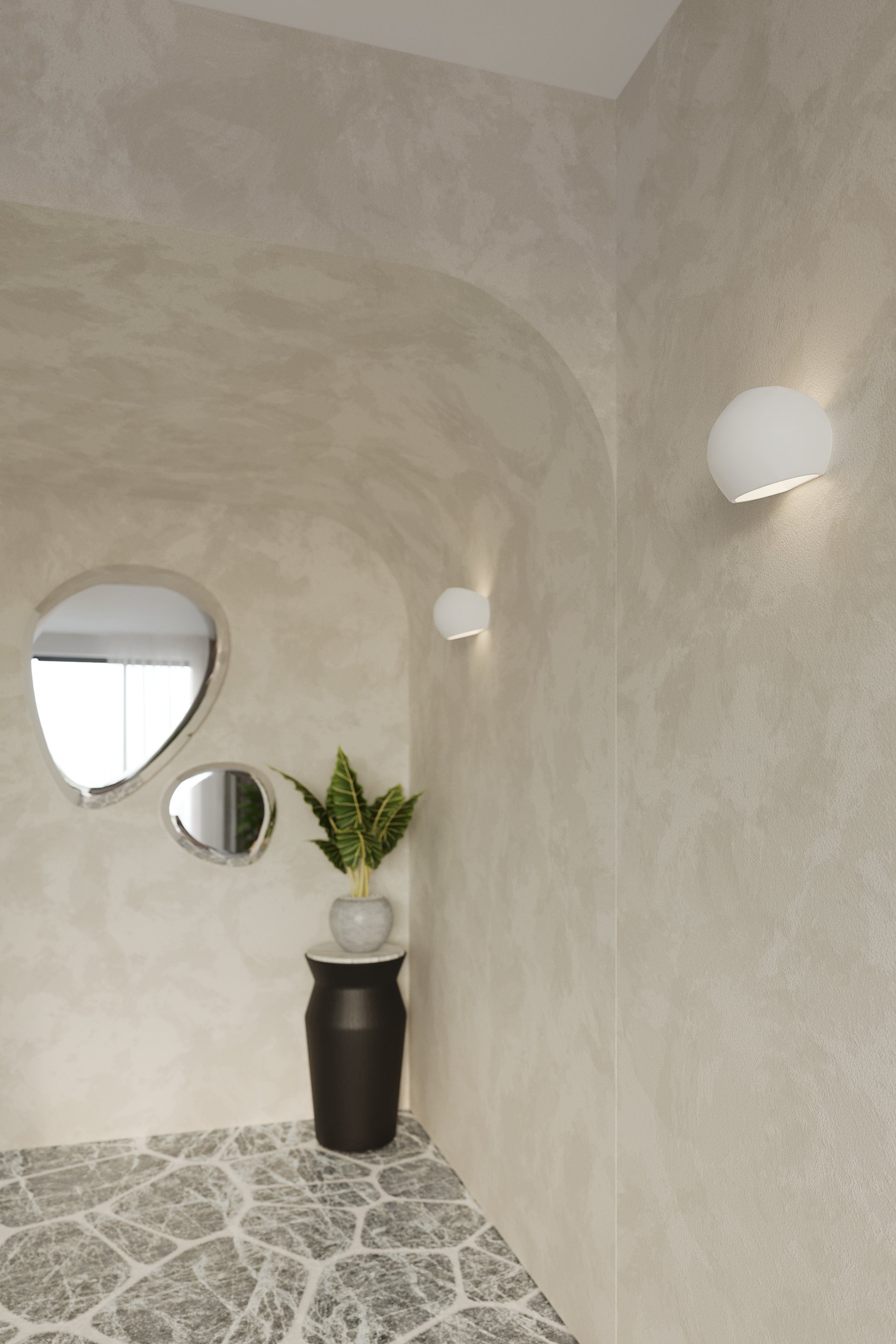 Wall lamp ceramic GLOBE