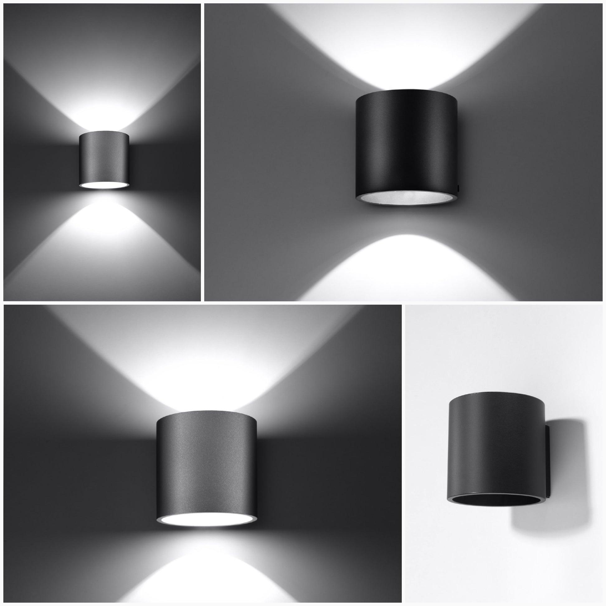 Wall lamp ORBIS 1 grey