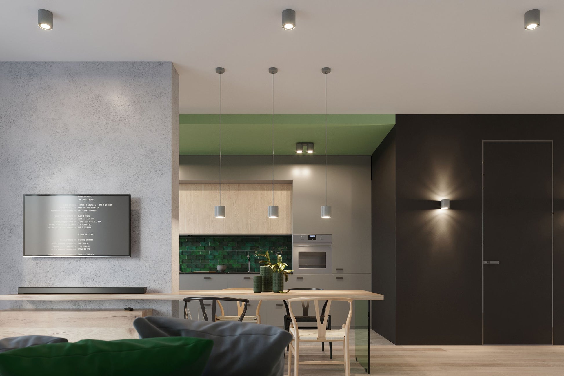 Ceiling Lamp ORBIS 2 grey