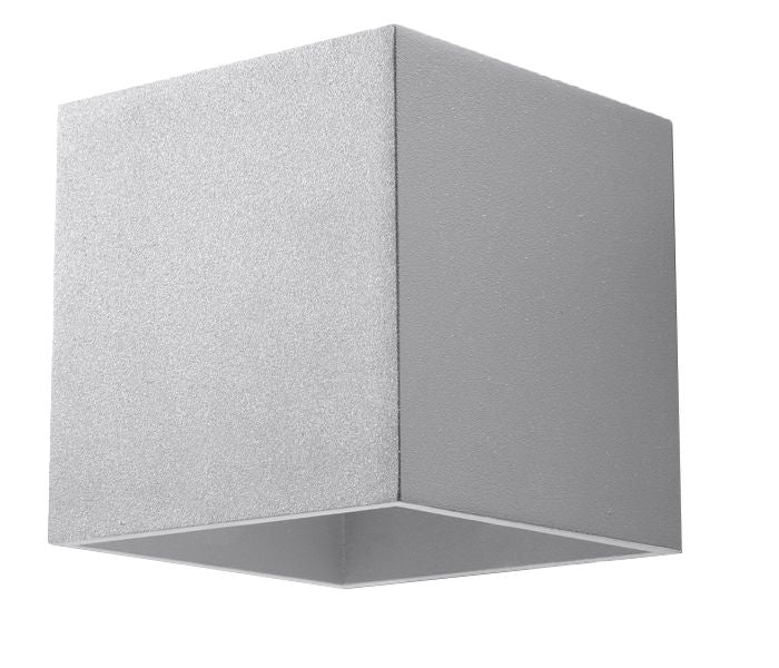 Wall lamp QUAD 1 grey