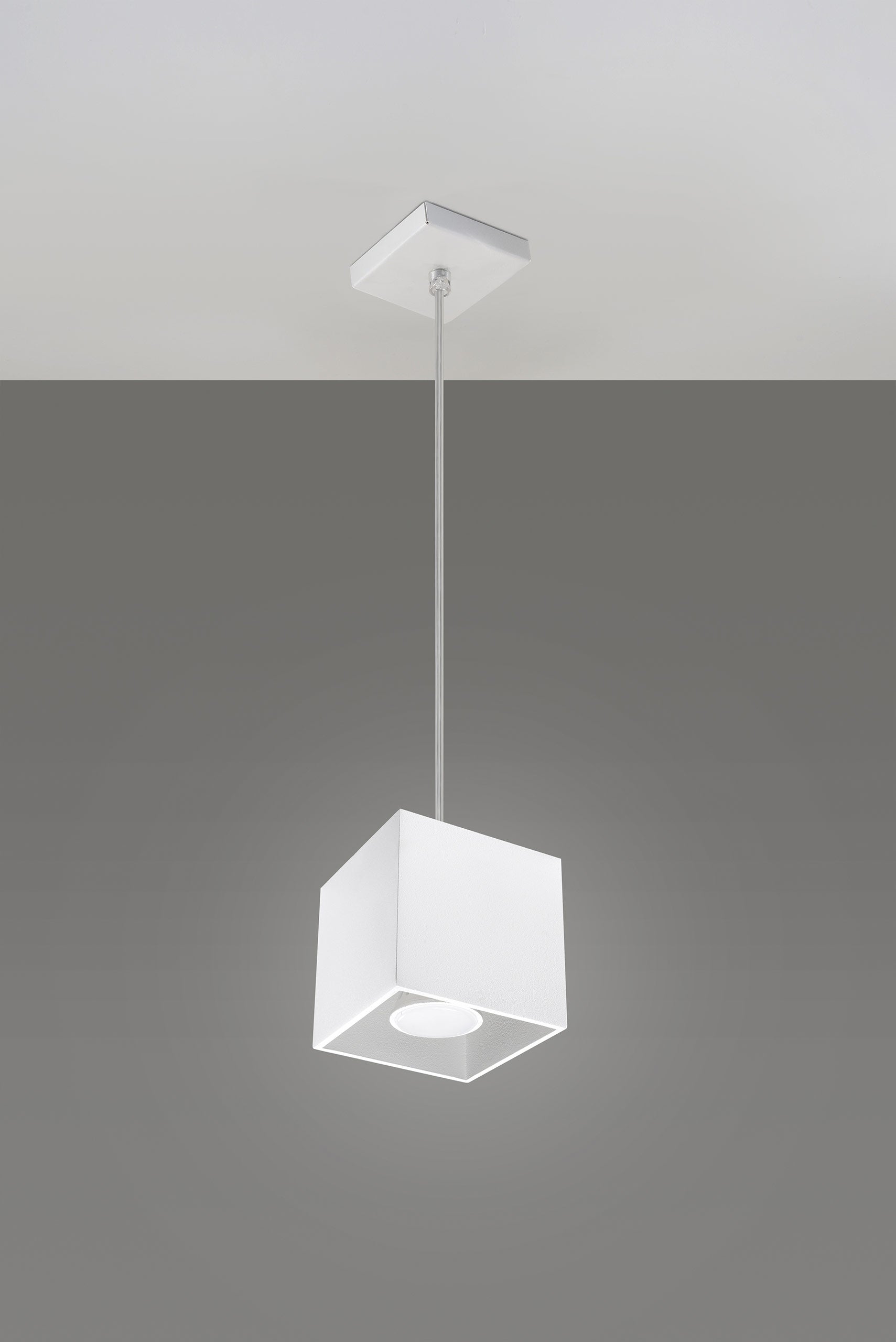 Pendant lamp QUAD 1 white
