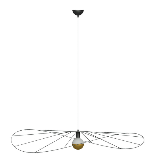 Pendant lamp ESKOLA 70 black