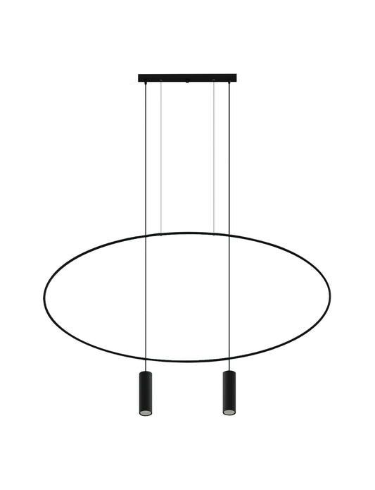 Pendant lamp HOLAR 2 black