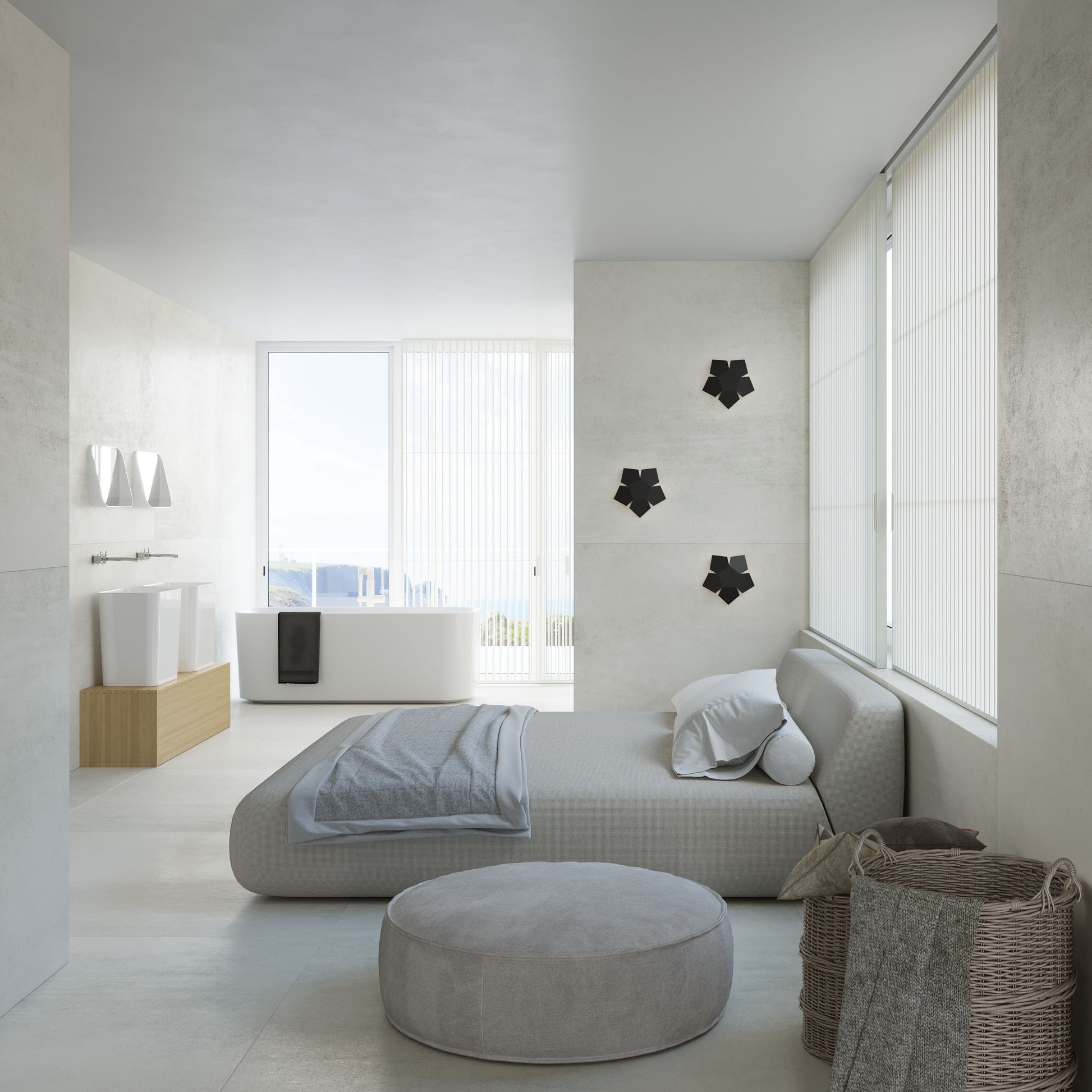 Wall lamp PENTA black