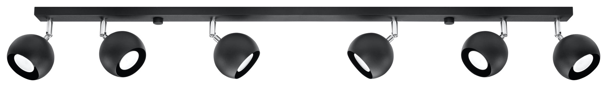 Ceiling lamp OCULARE 6L black