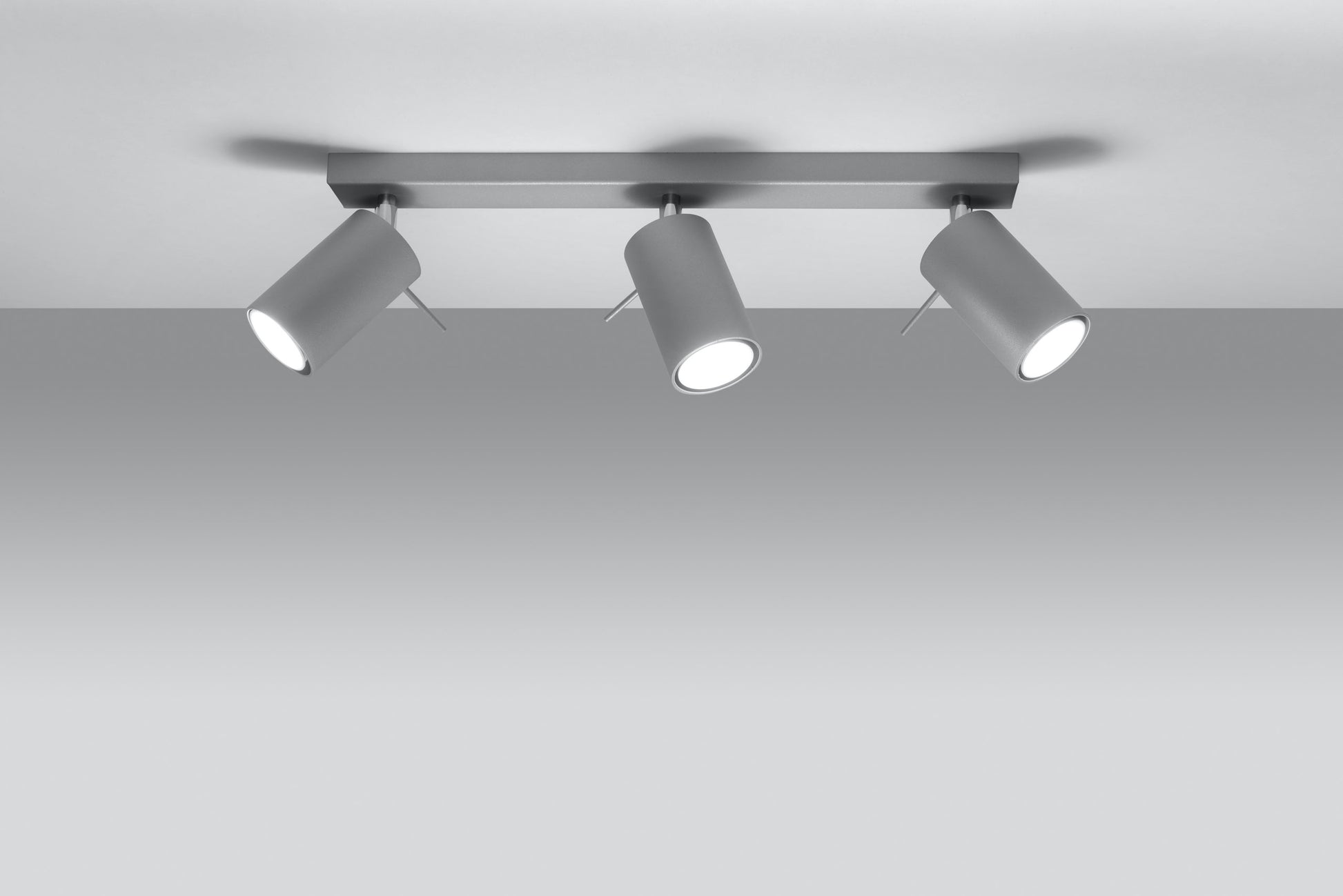 Ceiling lamp RING 3 grey