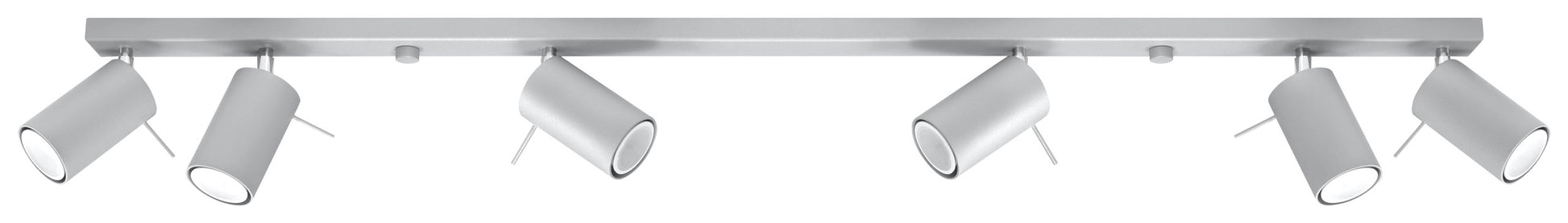 Ceiling lamp RING 6L grey