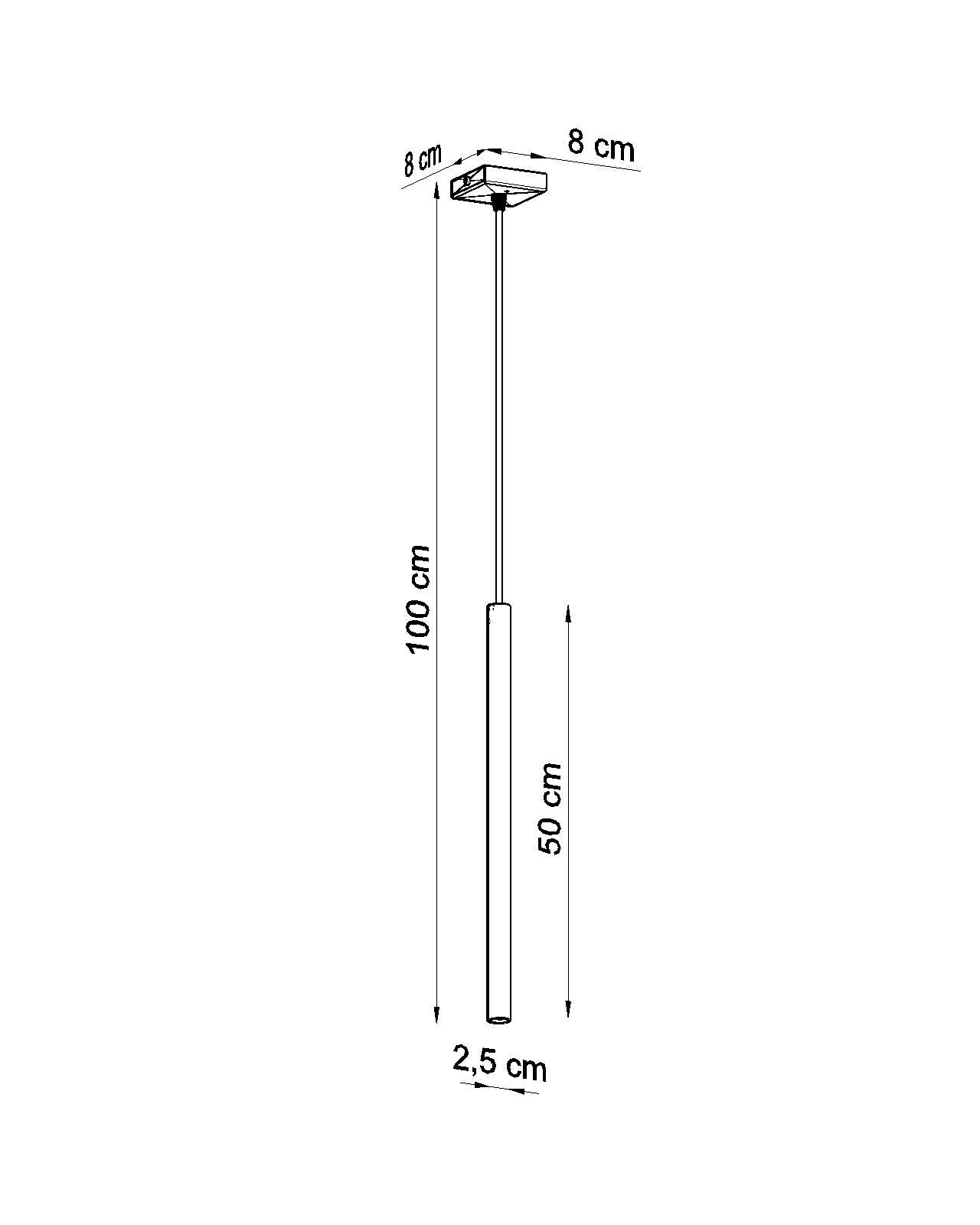 Pendant lamp PASTELO 1 white
