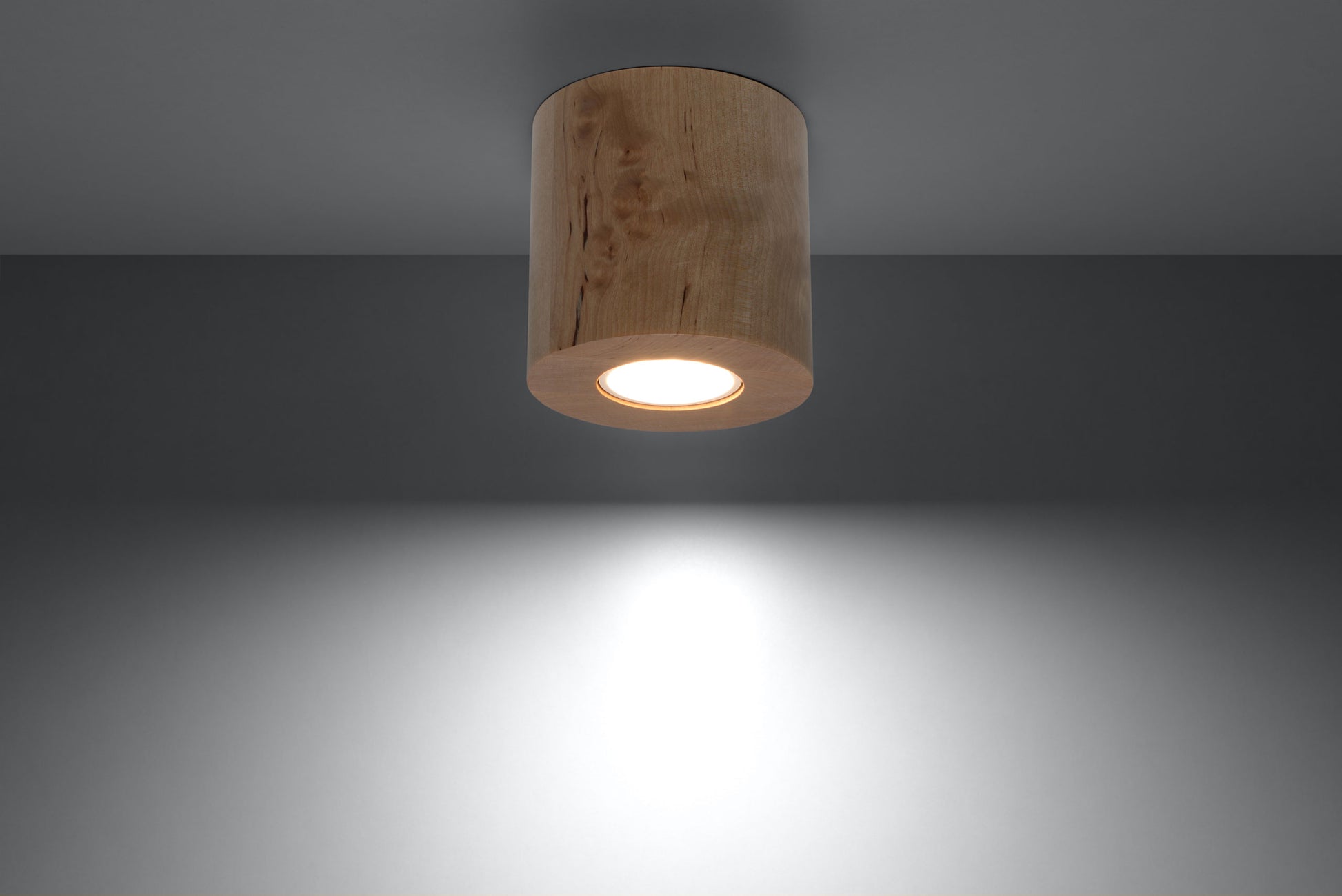 Ceiling Lamp ORBIS wood