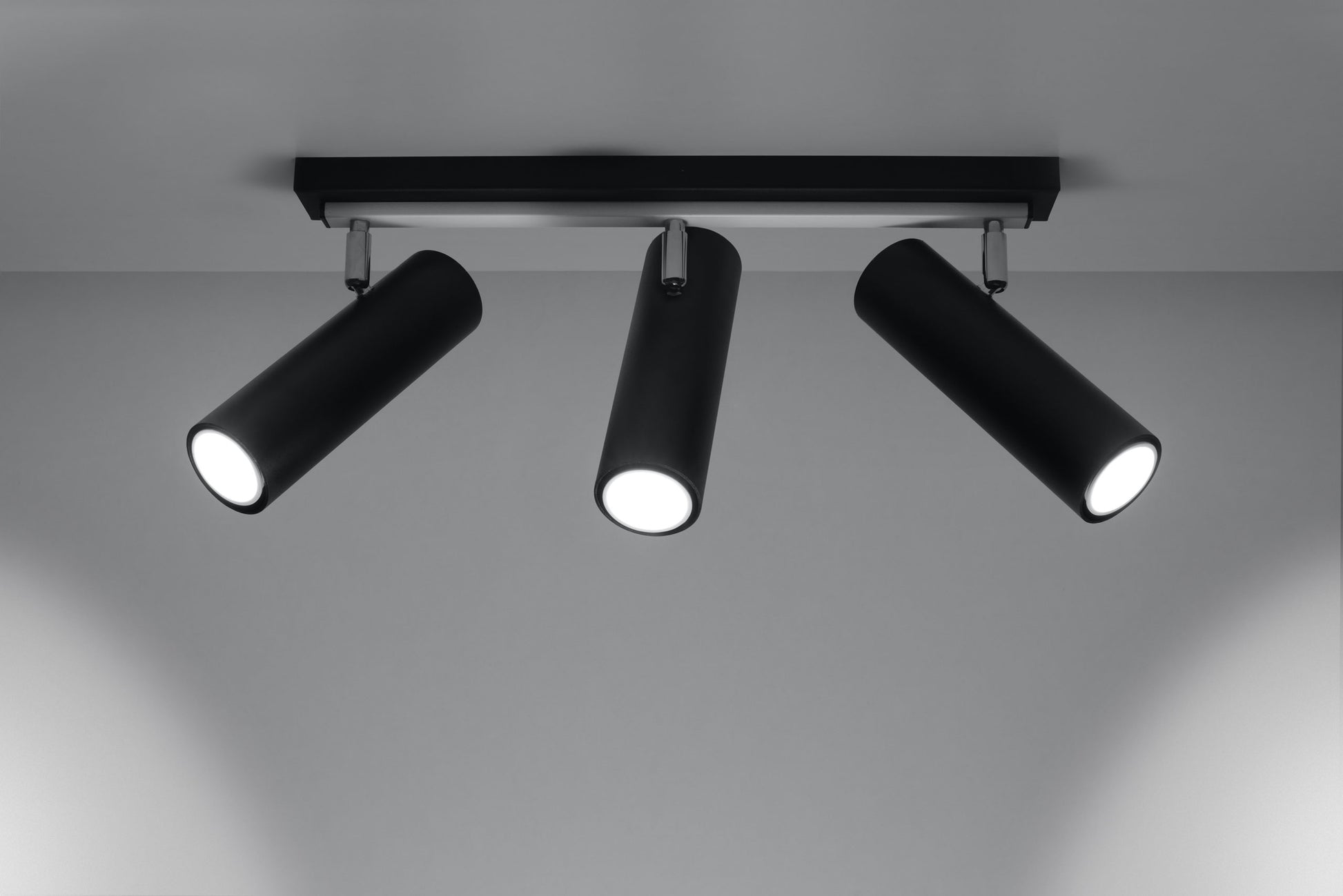 Ceiling lamp DIREZIONE 3 black