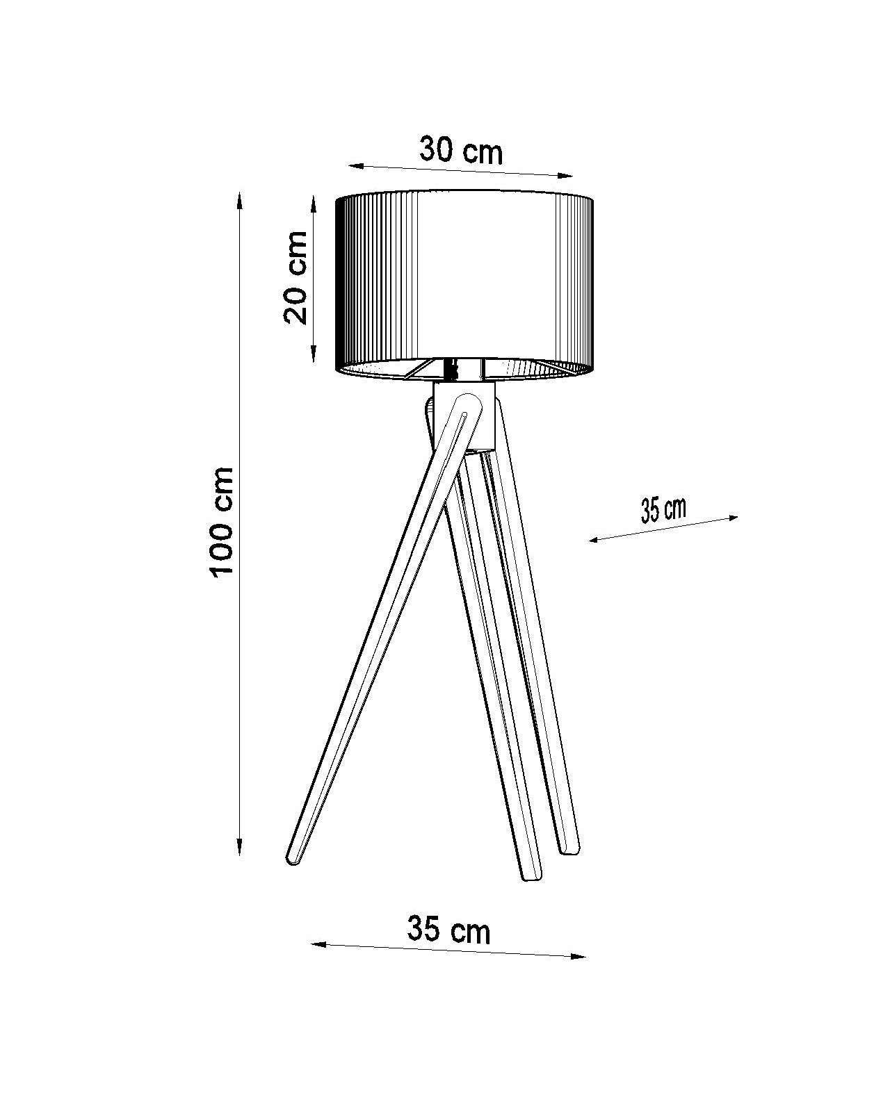 Floor lamp LEGNO 1