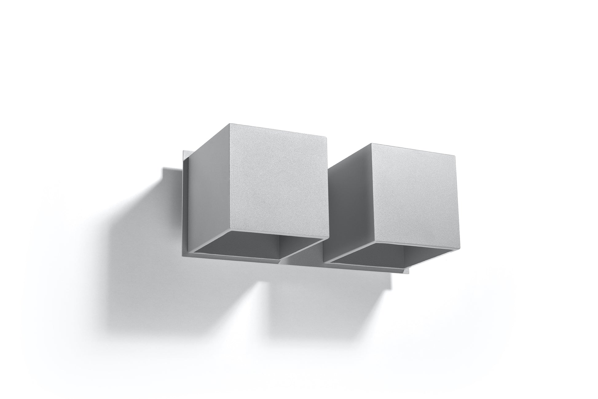 Wall lamp QUAD 2 grey