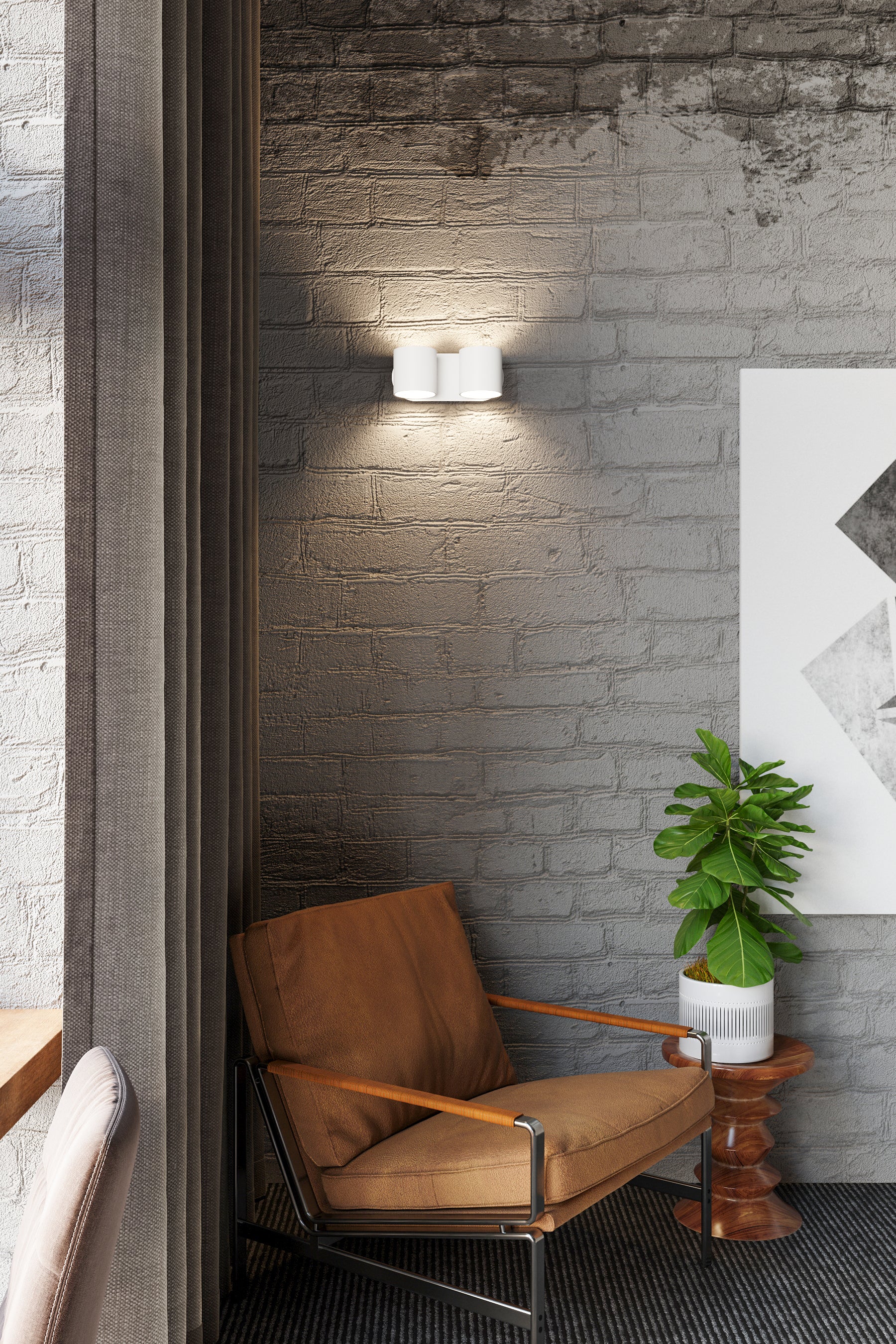 Wall lamp ORBIS 2 white