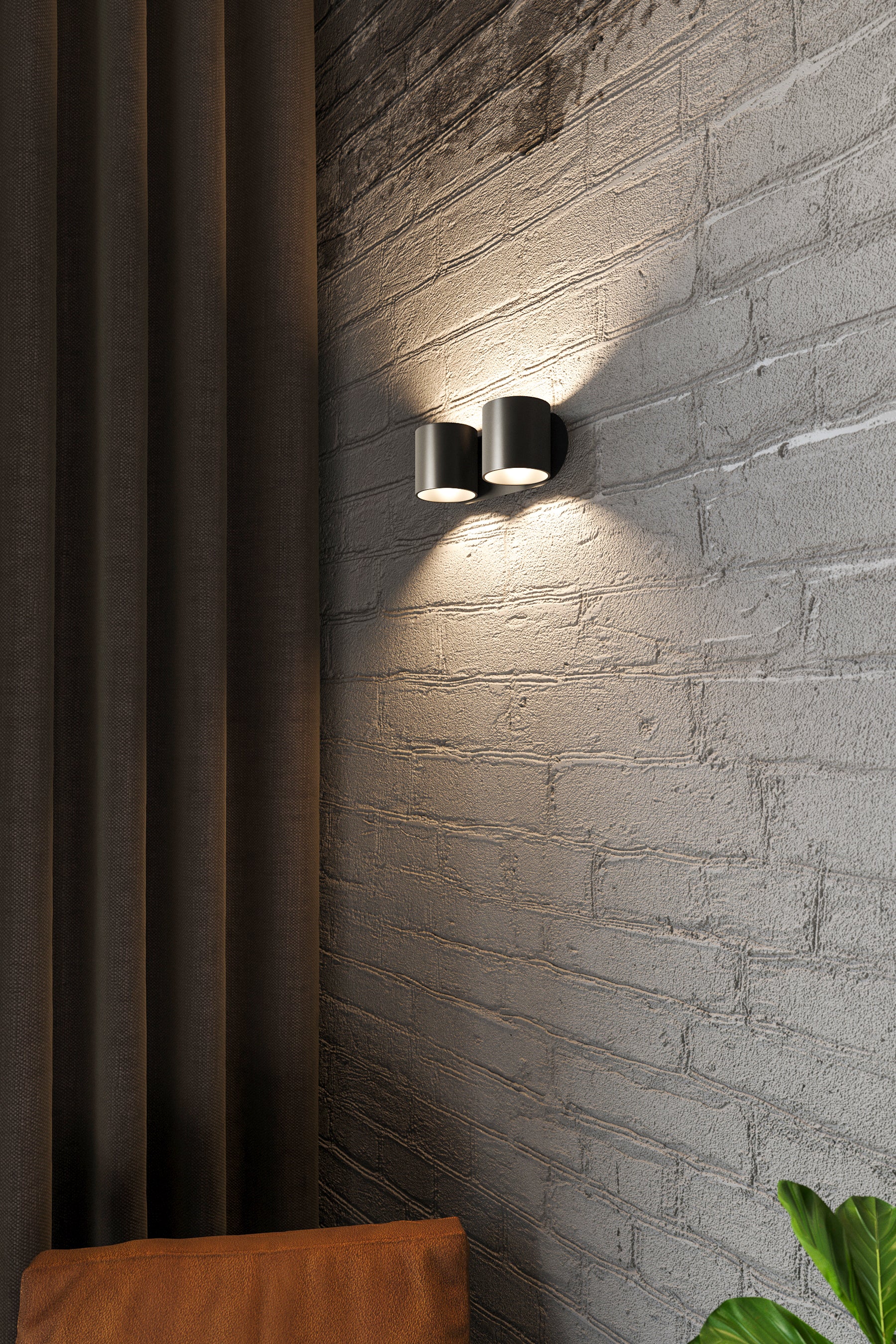 Wall lamp ORBIS 2 black